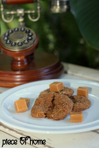 Caramel Pumpkin Cookies