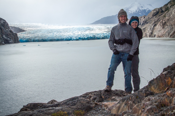 Hugs at Glacier Grey