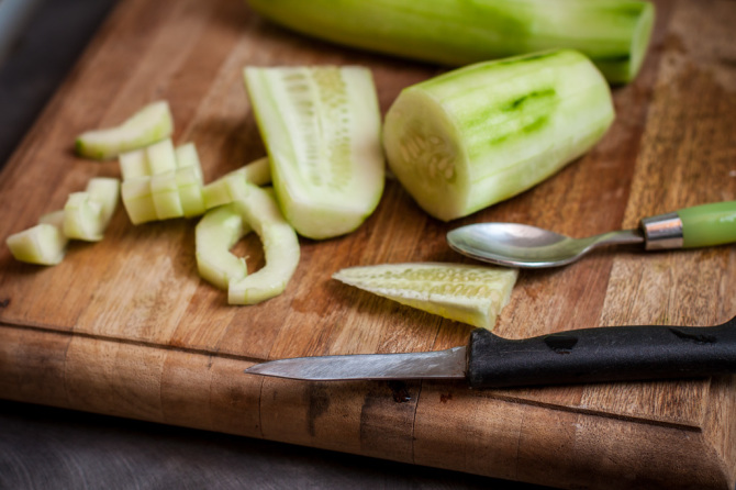 Slice Cucumbers