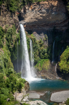 Velo De La Novia Waterfall at Siete Tazas Chile