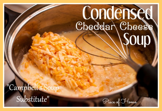 Condensed Cheddar Cheese Soup