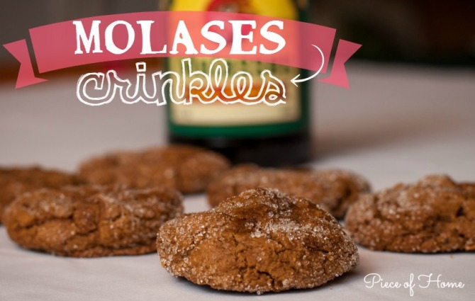 Molasses Cookies Finish with text