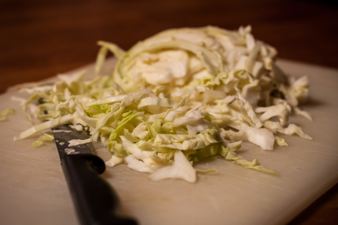 Sliced Cabbage