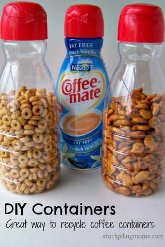 Recycle-offee-creamer-containers