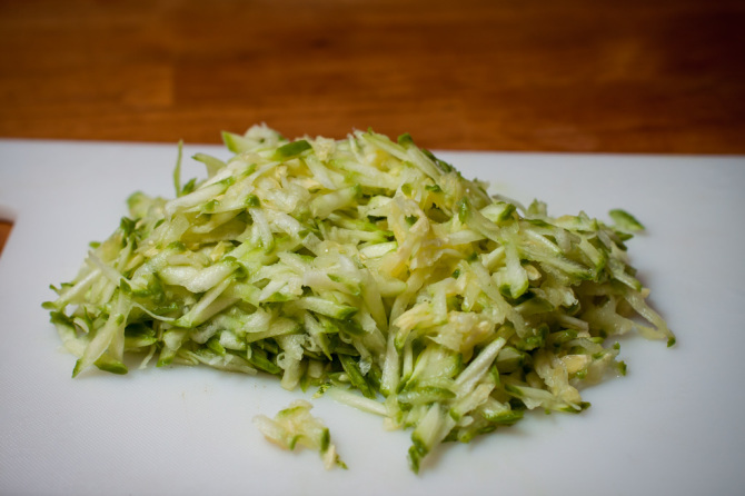 Shredded-Zuchini- for-muffins