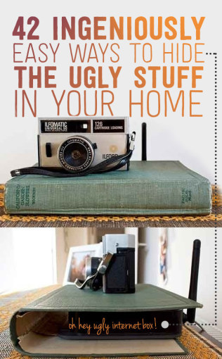 How to Hide the Ugly Stuff in your home