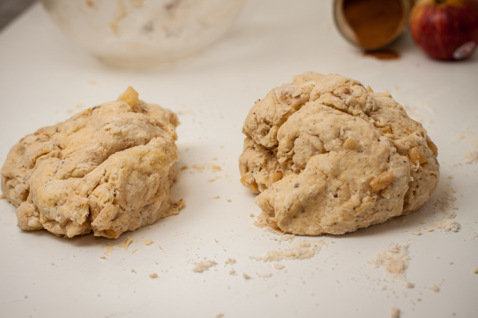 Apple-Scones-dough-balls