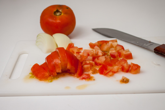 Chopped Tomatoes Salsa Picante