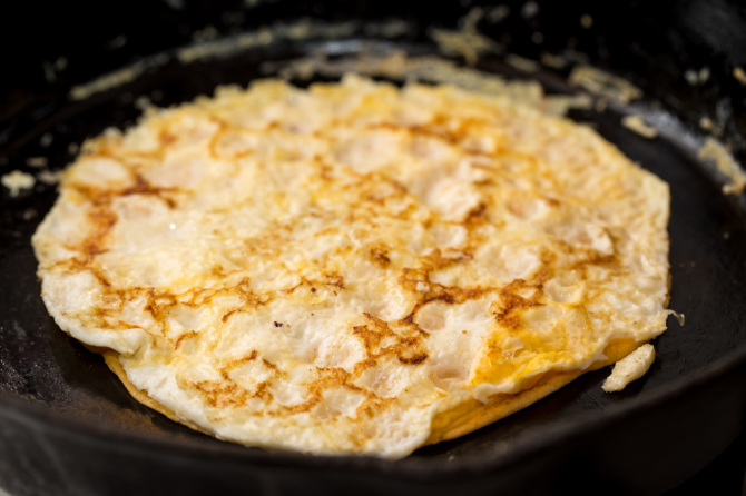 Crunchy Omelette - Flip Omelette