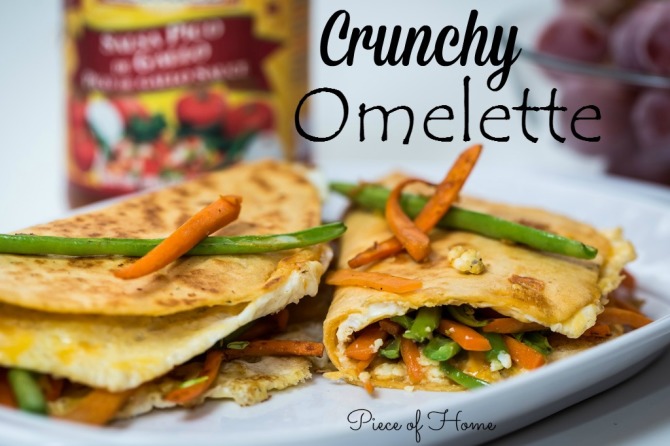 Crunchy Omelette  - Piece of Home