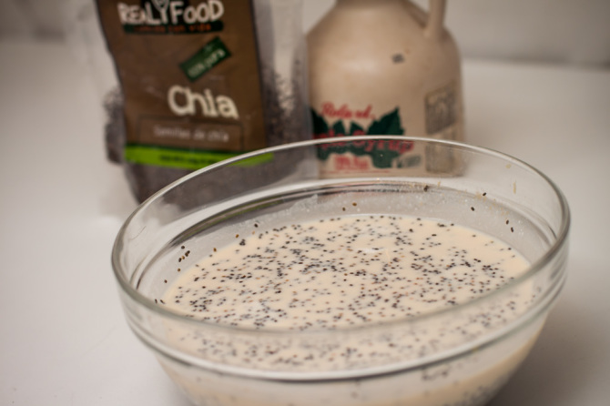 Milk with Chia - Chia Pudding