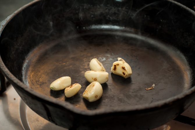 Roasted Garlic - Lentil Soup