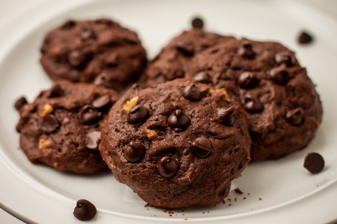 Triple Chocolate Chip Cookies 3