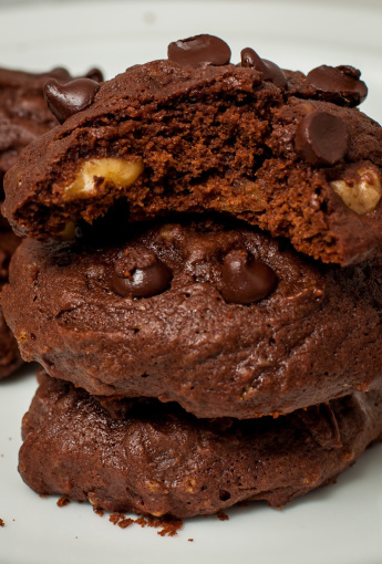 Triple Chocolate Chip Cookies 4