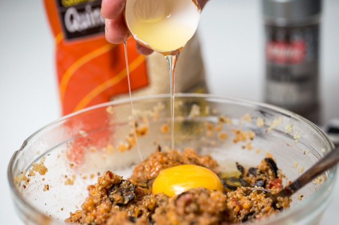 Pizza Quinoa Bites  Add Egg