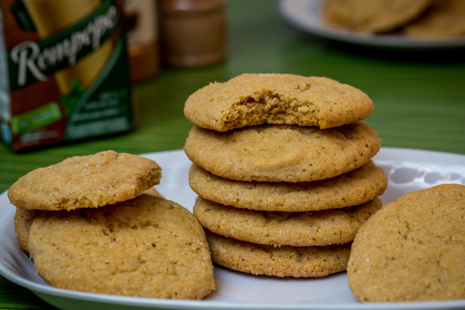 Soft Eggnog Cookies Stack