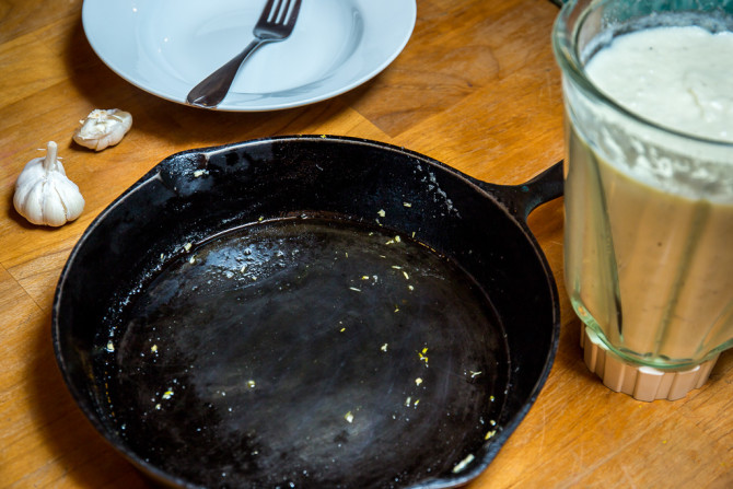 Cauliflower Sauce - Prepared pan