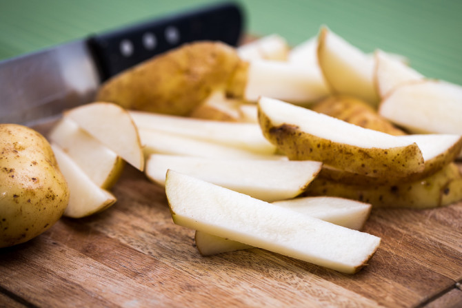 Potato Wedges - Chopped