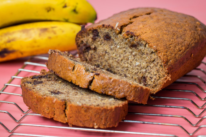 Simple Banana Bread - Slices