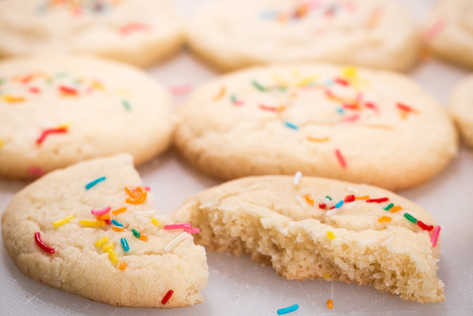 Sugar Cookies with Sprinkles