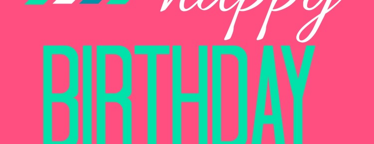 Happy Birthday Gift Tag or Printable Pink