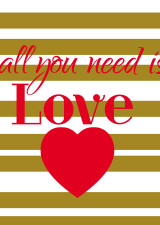 all you need is love printable