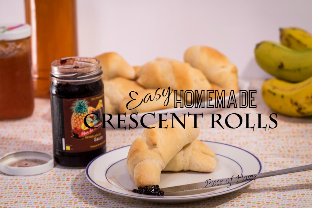 Easy Homemade Crescent Rolls - Piece of Home